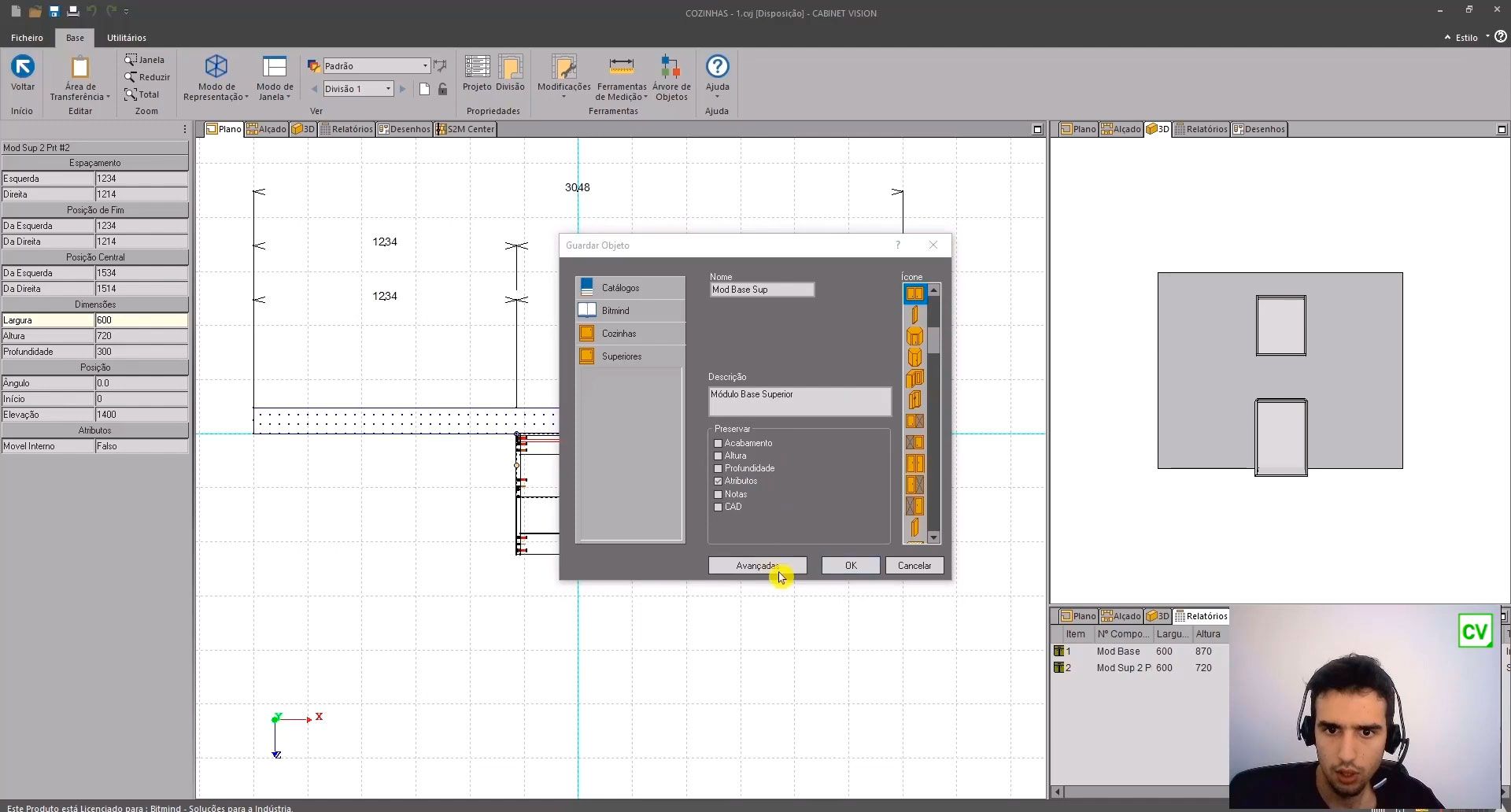 Tutoriais CABINET VISION | Bitmind